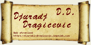 Đurađ Dragičević vizit kartica